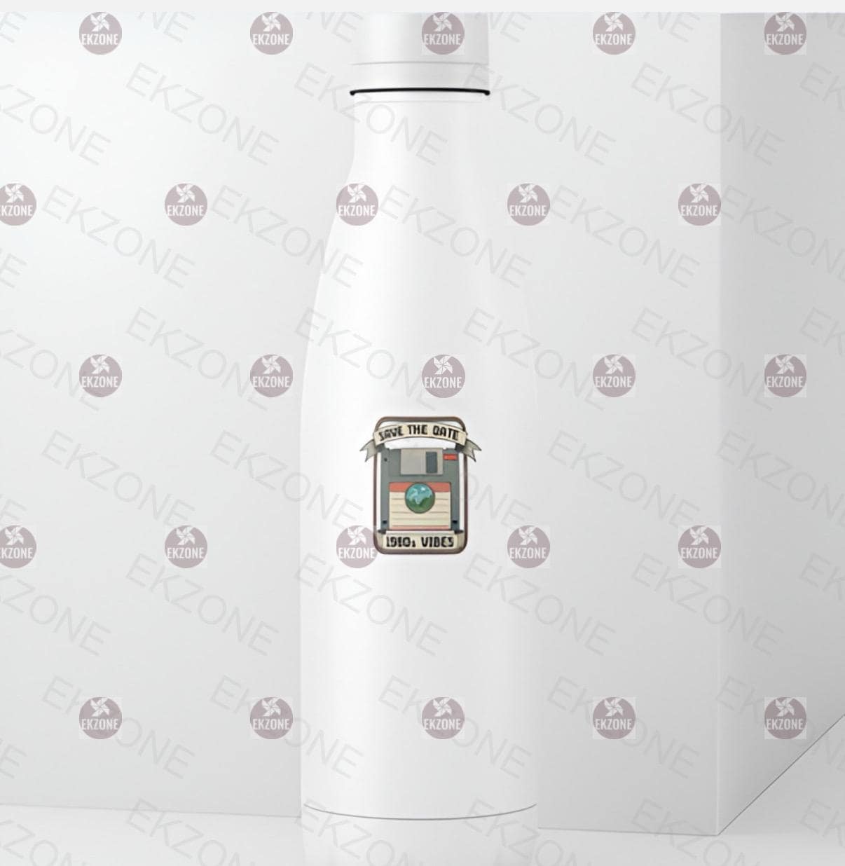 Save the Date Floppy Disk Sticker | Retro 80s Vibes Decal | Nostalgic Computer Art | Vintage Tech Vinyl | 80s Kid Gift | Computer Nerd