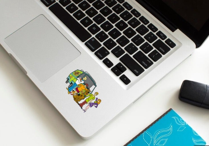 Scooby-Doo Sticker Pack | Mystery Machine & Gang Vinyl Decals | Waterproof Stickers for Laptop, Water Bottle | Classic 90s Cartoon | Scooby