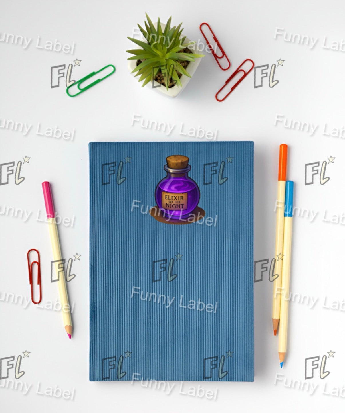 Elixir of the Night Glow-in-the-Dark Potion Sticker