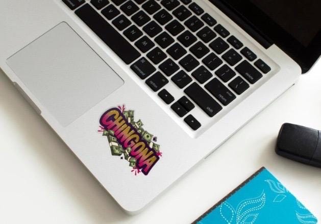 Chingona Sticker - Latina Boss Babe Money Decal - Empowerment Vinyl Sticker - Chingona AF Sticker - Badass Latina Boss Decal - Money Success
