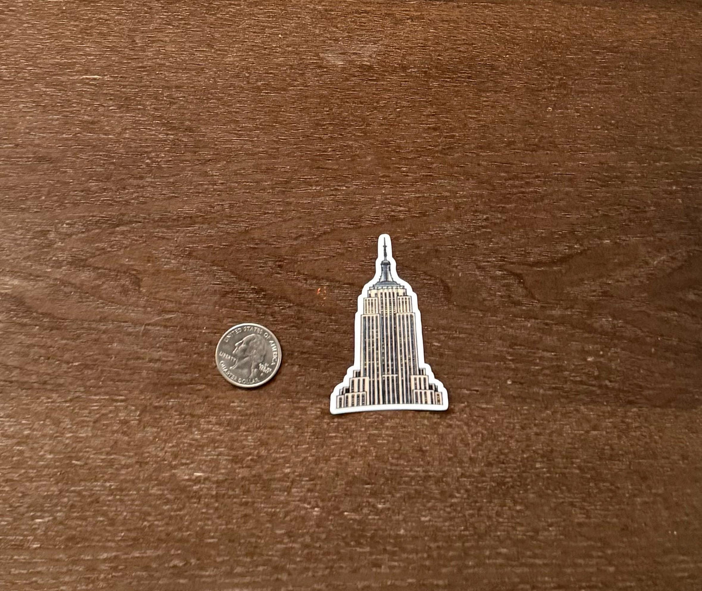 Empire State Building Sticker - NYC Landmark Decal - New York City Vinyl Sticker - NYC Sticker - NYC Decal for Laptop, Water Bottle, Phone