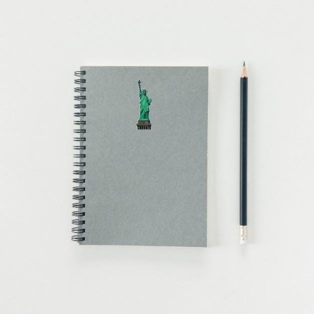 Statue of Liberty Sticker - NYC Landmark Decal -New York City Souvenir Vinyl Sticker-Symbol of Freedom Decal-NYC USA Patriotic Vinyl Sticker