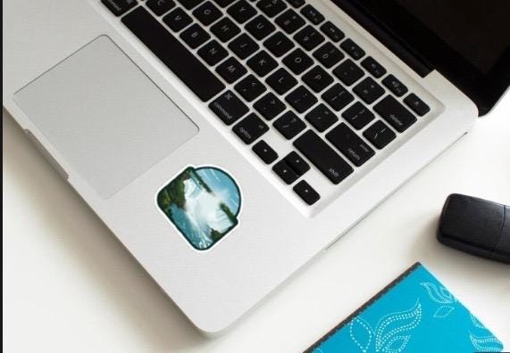 Niagara Falls Sticker | Travel Souvenir Decal | Waterfall Landscape Art | Canadian American Border Vinyl | Vacation Gift | Iconic Landmark