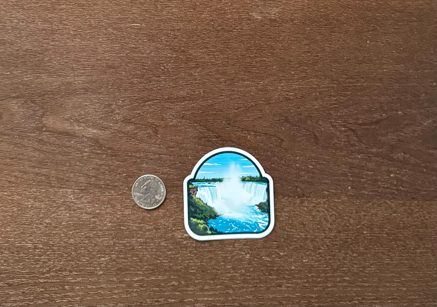 Niagara Falls Sticker | Travel Souvenir Decal | Waterfall Landscape Art | Canadian American Border Vinyl | Vacation Gift | Iconic Landmark