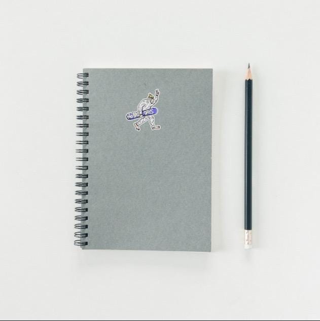 Glow in the Dark Yeti Snowboard Sticker | Bigfoot Decal | Ski & Snowboard Vibe | Winter Sports Gift | UV Reactive Yeti Art | Laptop Sticker