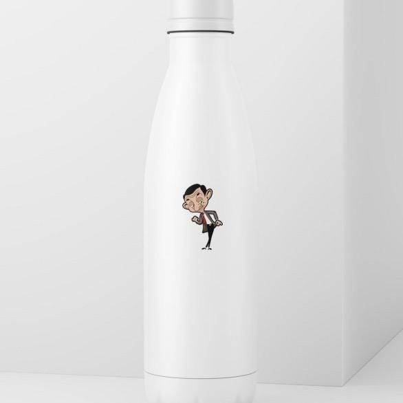 Mr. Bean Sticker | Classic Comedy Decal | Funny British Humor Art | Nostalgic Cartoon Vinyl | Mr Bean Fan Gift | Quirky Laptop Sticker