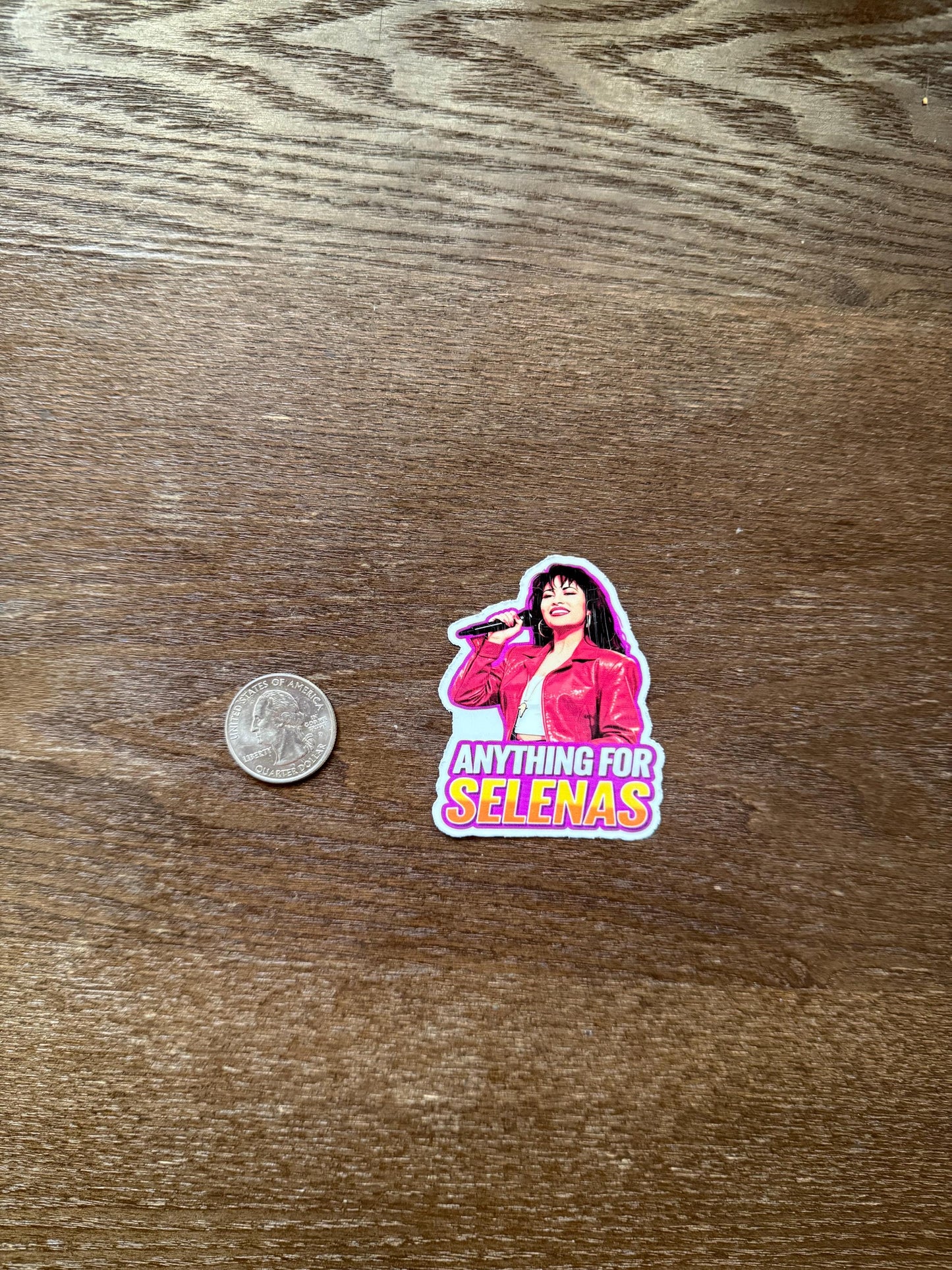 Anything For Selenas Sticker | Iconic Quote Decal | Selena Quintanilla Art | Tejano Pop Queen Vinyl | Movie Fan Gift | Latin Music Legend