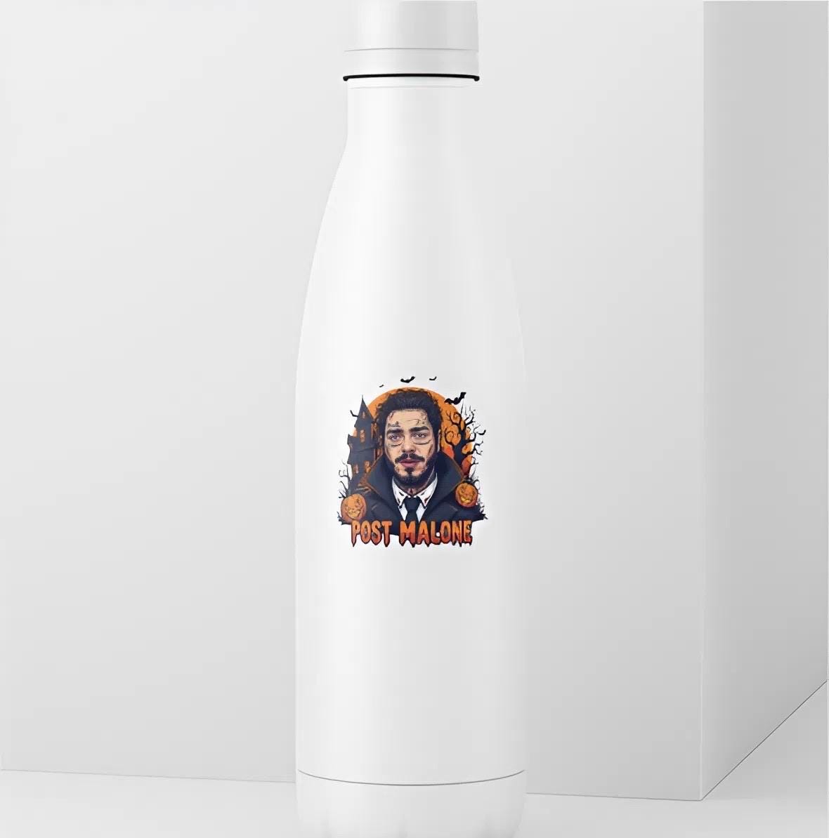 Post Malone Halloween Vampire Sticker | Spooky Posty Decal | Haunted House Art | Celebrity Fan Vinyl | Pumpkin Bat Gift | Fall Decor Music