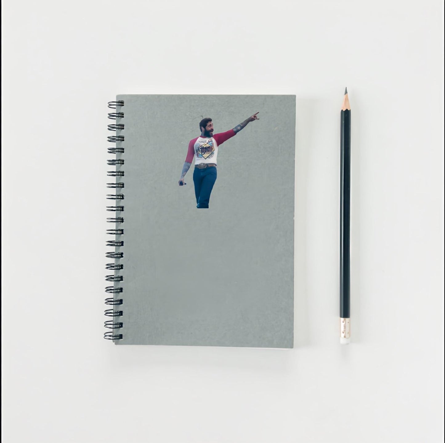 Post Malone Concert Sticker | Posty Fan Gift | Rapper Pop Star Art | Music Fan Gift | Posty Pointing Vinyl | Posty Rock Star | Celebrity