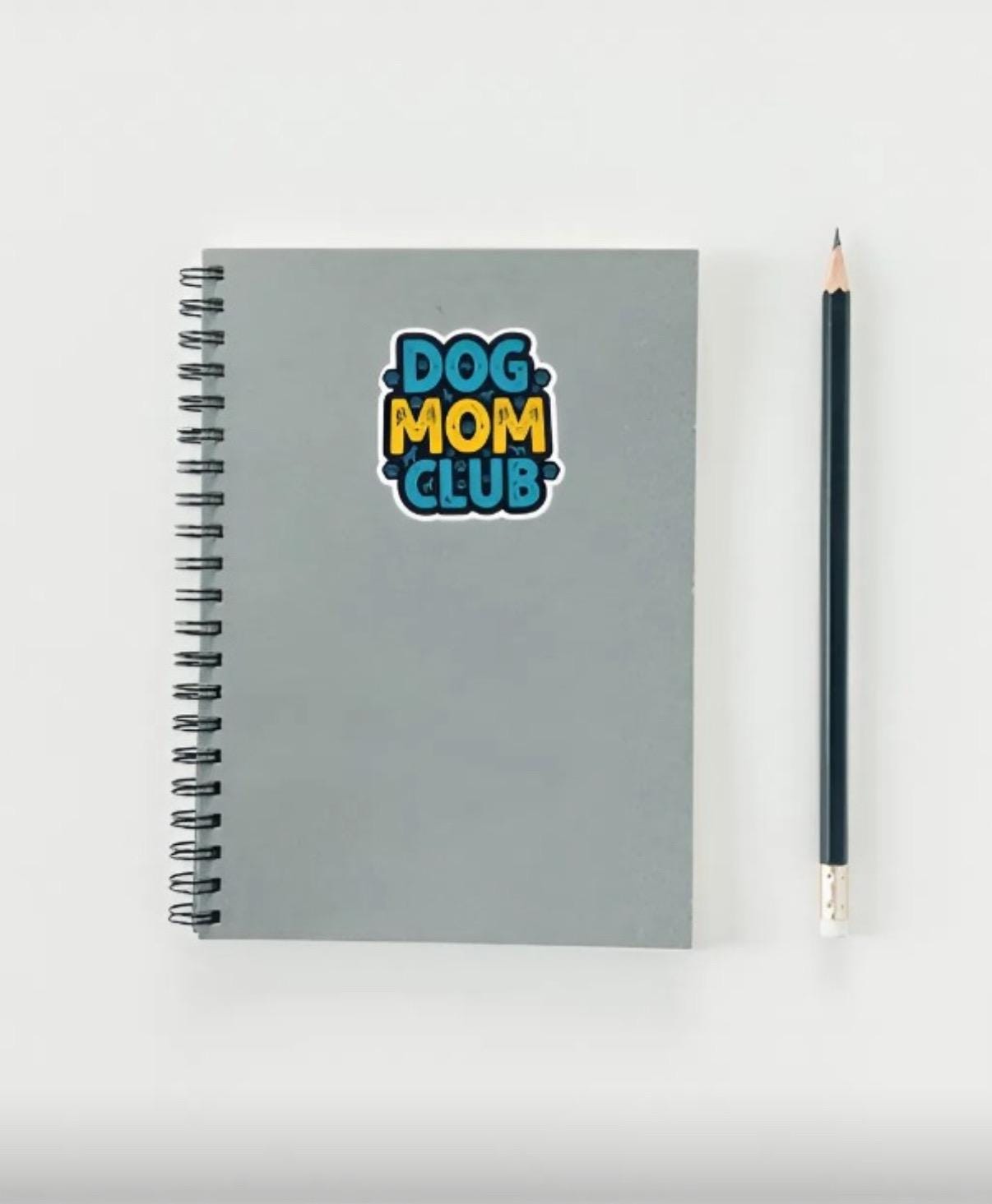 Dog Mom Club Sticker | Pet Lover Decal | Dog Mama Vinyl | Fur Mom Gift | Canine Parent Club Art | Puppy Mama Laptop Sticker | Mommy Dog