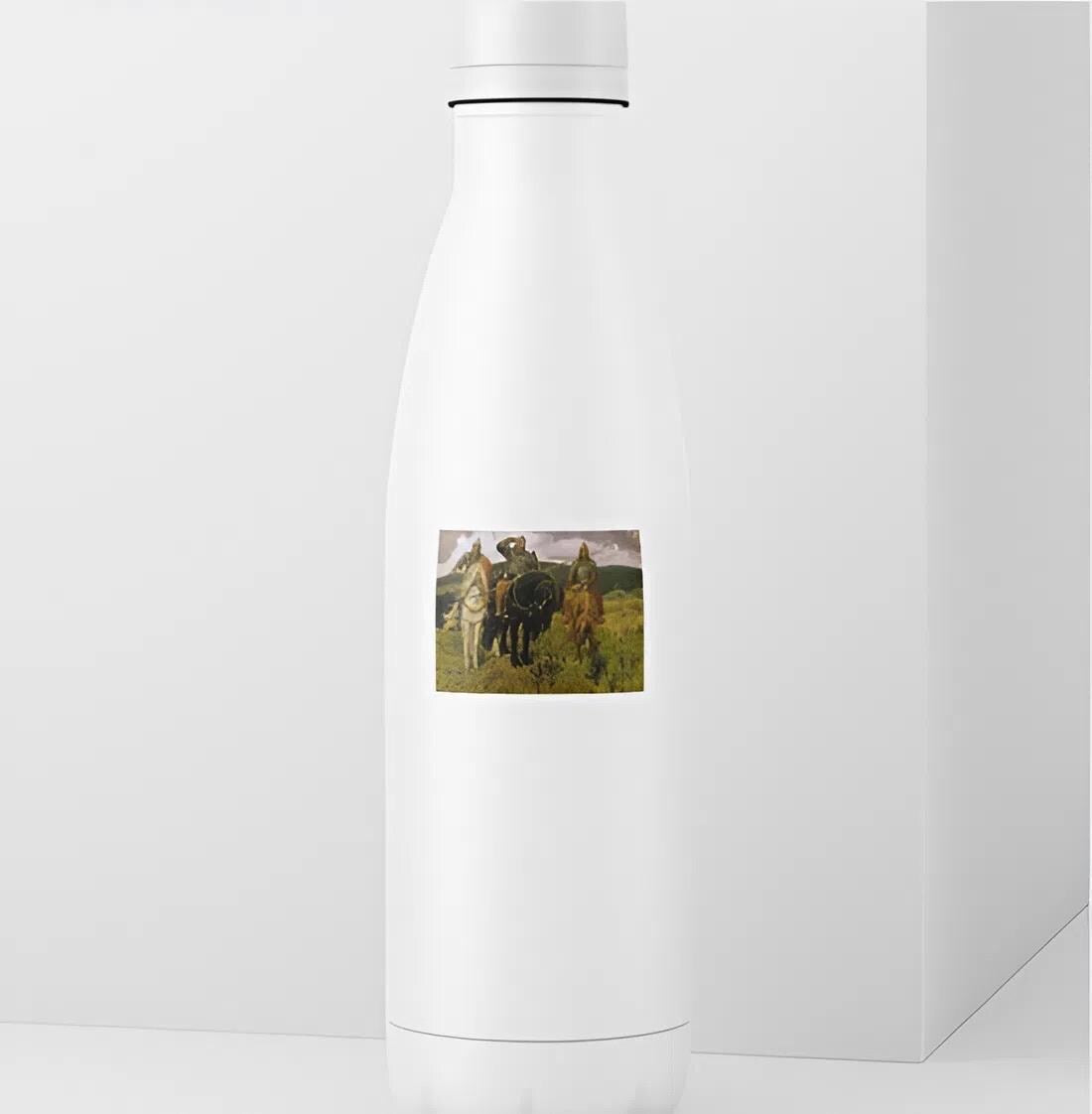 Bogatyrs Russian Folk Hero Sticker | Viktor Vasnetsov Art Decal | Medieval Knight Vinyl | Slavic Mythology Gift | Historical Painting Art