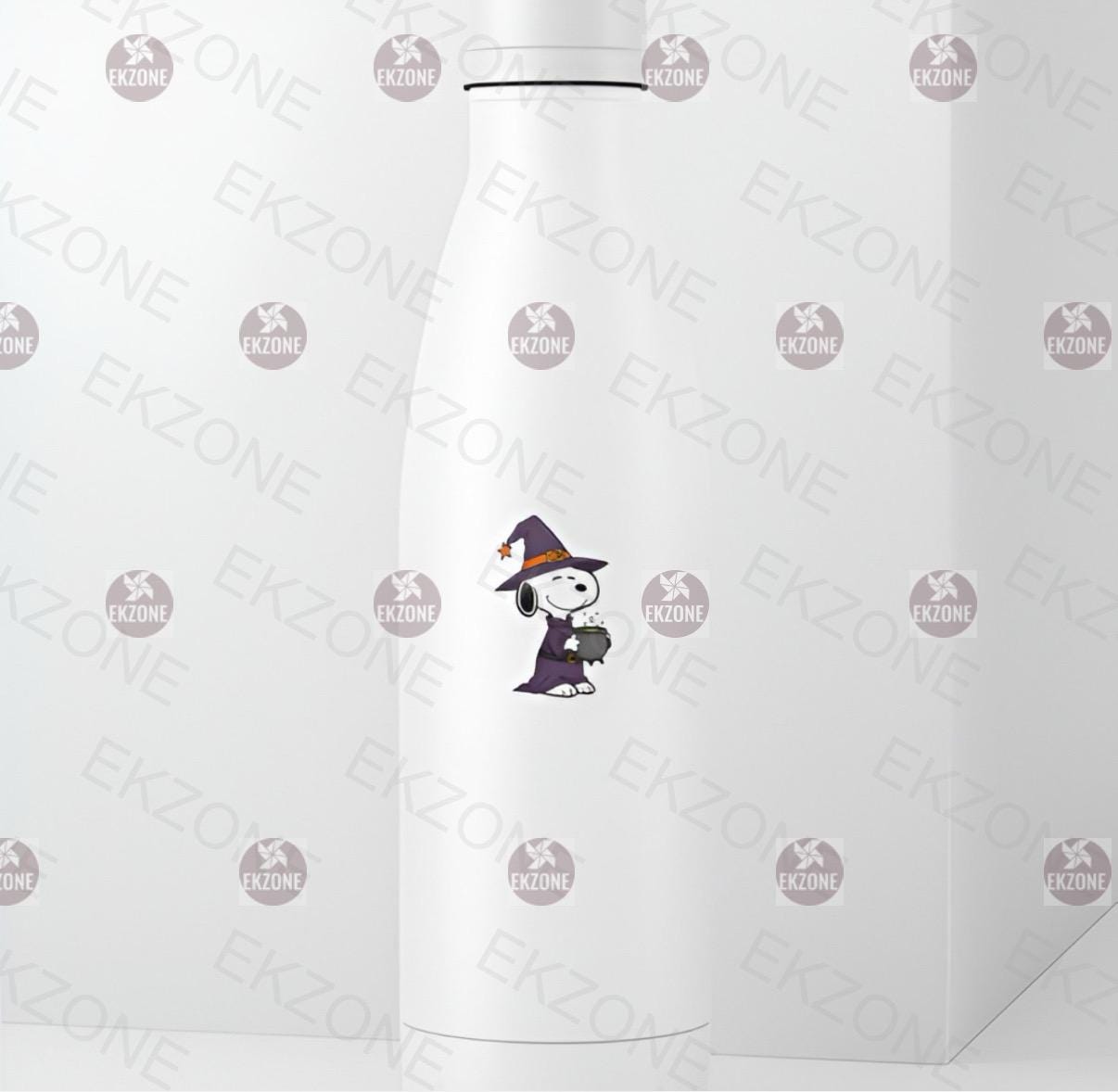 Snoopy Witch Wizard Sticker | Peanuts Halloween Decal | Cute Cauldron Art | Spooky Season Vinyl | Fall Decor Gift | Nostalgic Cartoon Magic