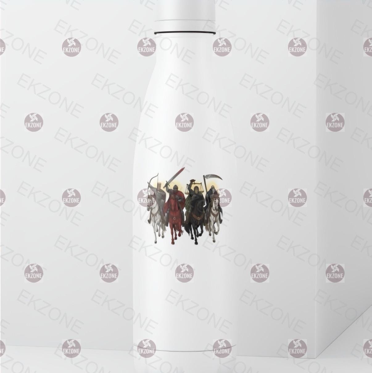 Four Horsemen Apocalypse Sticker | Biblical Prophecy Decal | Fantasy Rider Art | Pestilence War Famine Death Vinyl | Gothic End Times Gift