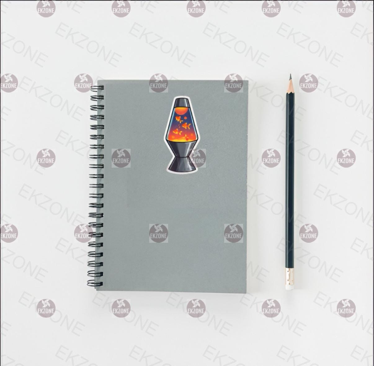 Transparent Lava Lamp Sticker | Psychedelic Retro Decal | Clear Vinyl Groovy Art | 80s 90s Nostalgia | Liquid Motion Lamp Gift | Hippie Vibe