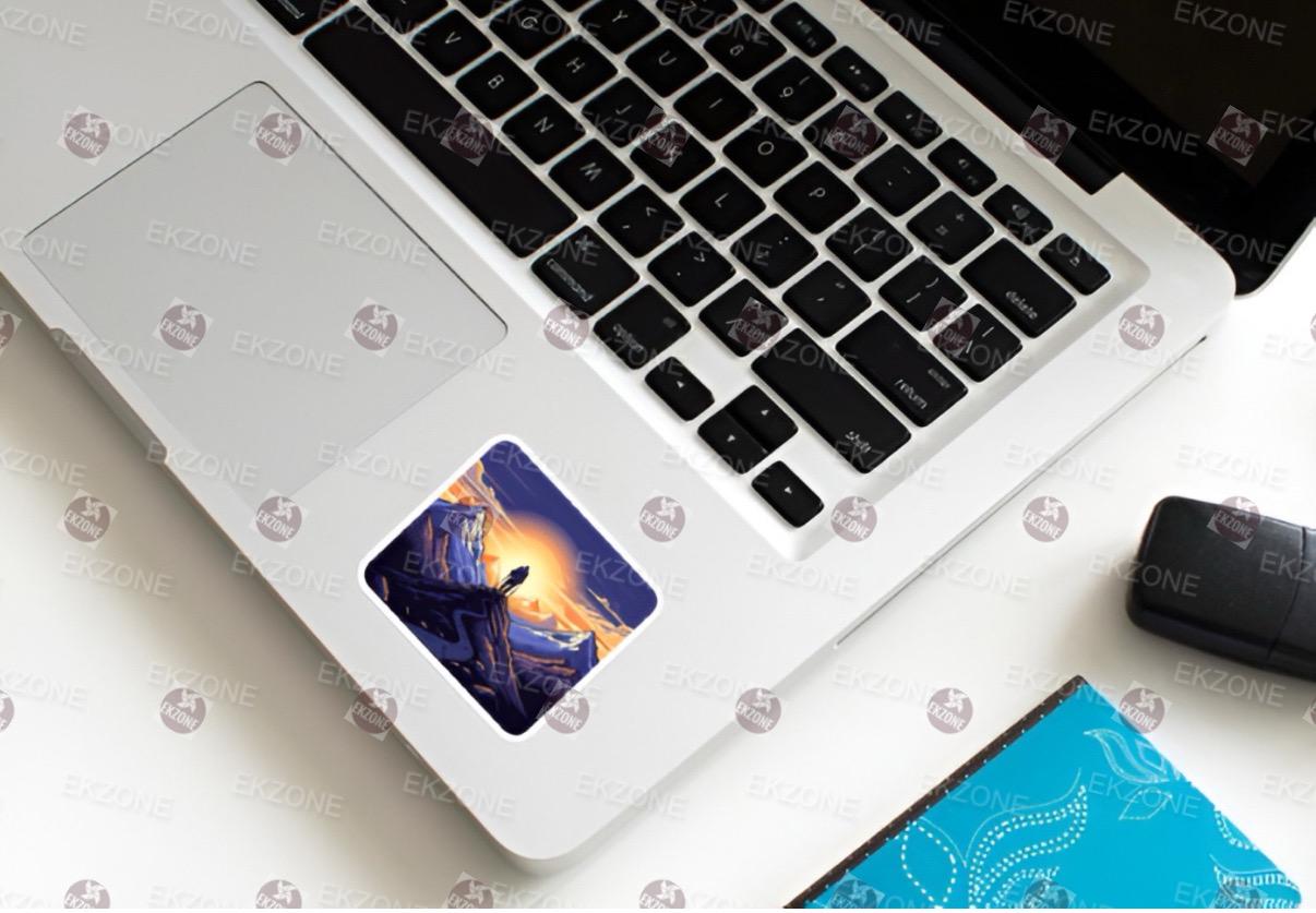 Mountain Hiker Sunset Sticker | Outdoorsy Adventure Decal | Nature Wanderlust Art | Summit Climb Vinyl | Motivational Hiker Gift |