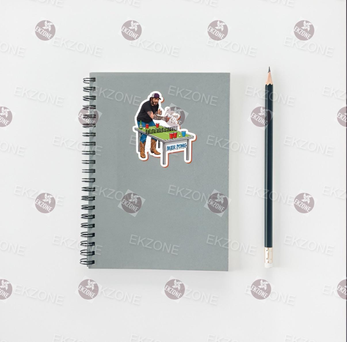 Post Malone Beer Pong Sticker | Funny Party Decal | Cowboy Posty Art | Post Malone Pop Star Vinyl | Drinking Game Gift | Music Lover Merch