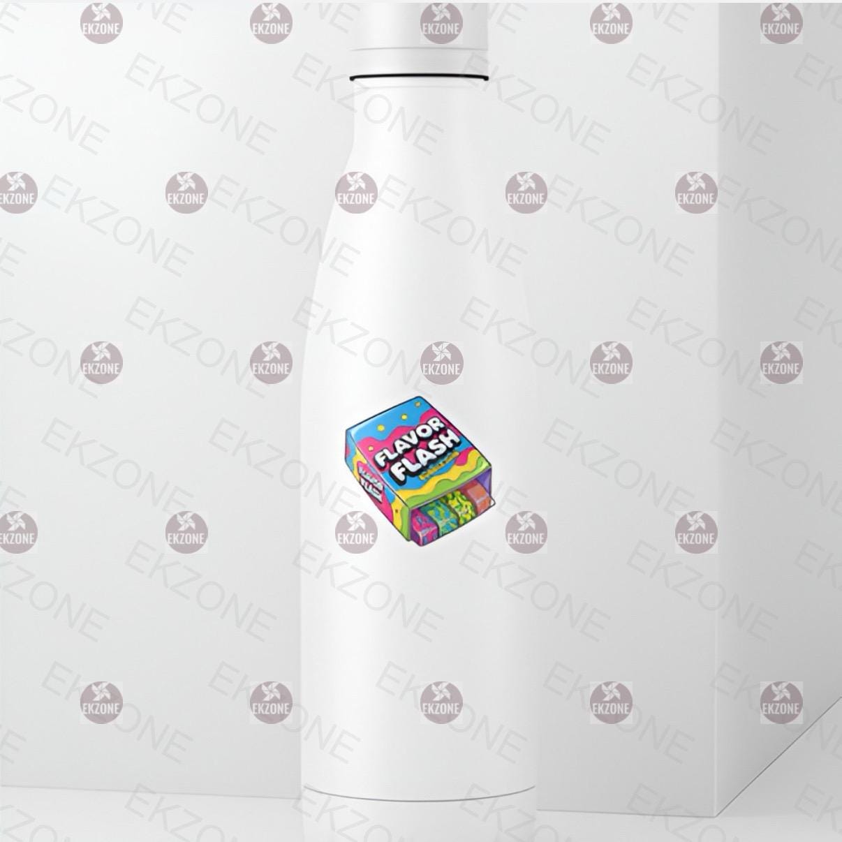 Flavor Flash Bubble Gum Sticker | Retro 90s Candy Decal | Psychedelic Pop Art | Groovy Nostalgia Vinyl | Candy Lover Gift | Fun Aesthetic