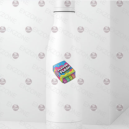 Flavor Flash Bubble Gum Sticker | Retro 90s Candy Decal | Psychedelic Pop Art | Groovy Nostalgia Vinyl | Candy Lover Gift | Fun Aesthetic