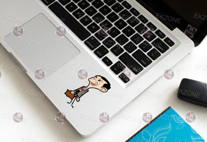 Mr. Bean Suitcase Sticker | Funny Classic TV Decal | British Humor Art | Nostalgic Travel Gift | Comedic Laptop