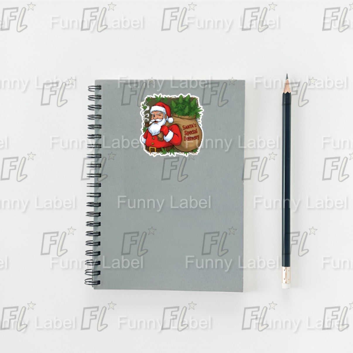 Santa's Special Delivery Sticker - 420 Holiday Edition