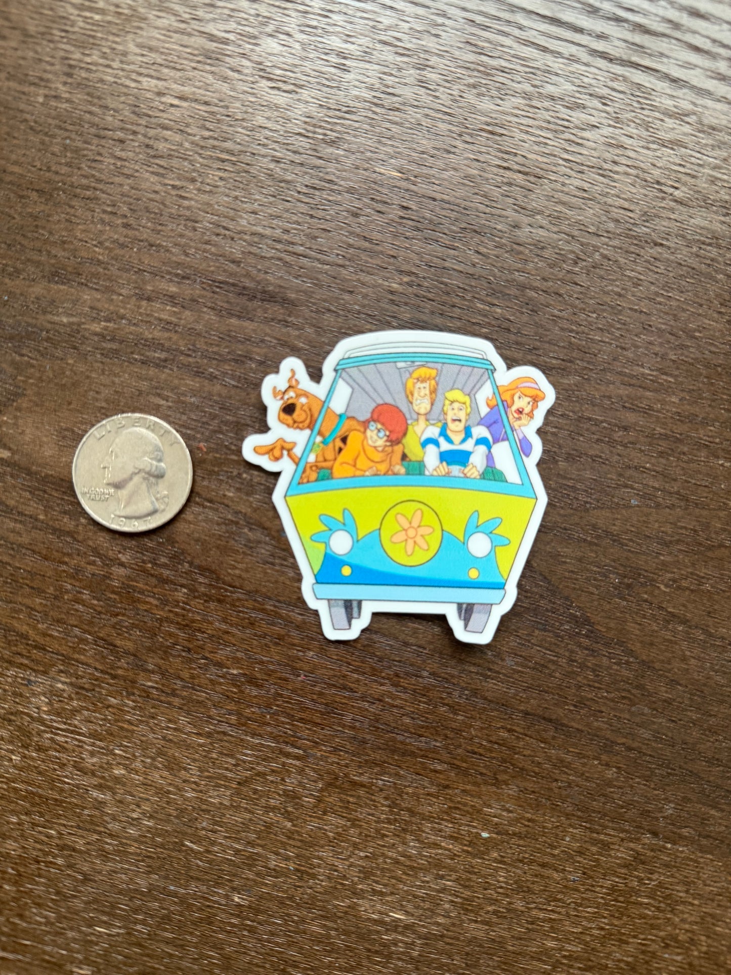 Scooby-Doo Sticker Pack | Mystery Machine & Gang Vinyl Decals | Waterproof Stickers for Laptop, Water Bottle | Classic 90s Cartoon | Scooby