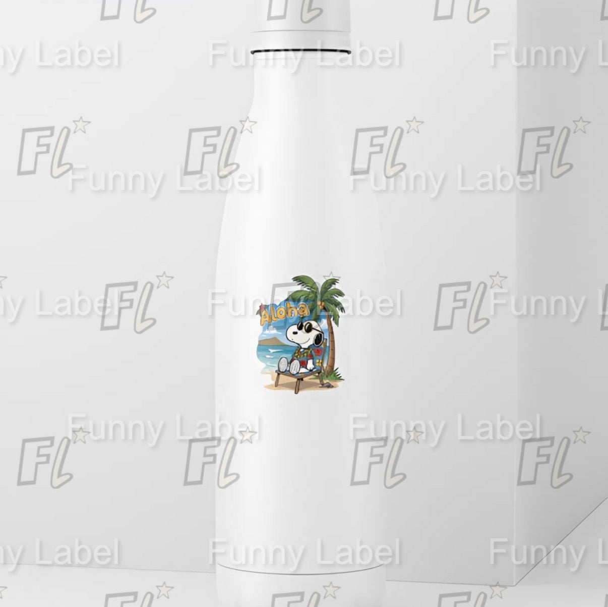 Snoopy Aloha Sticker - Hawaiian Vacation Peanuts Decal