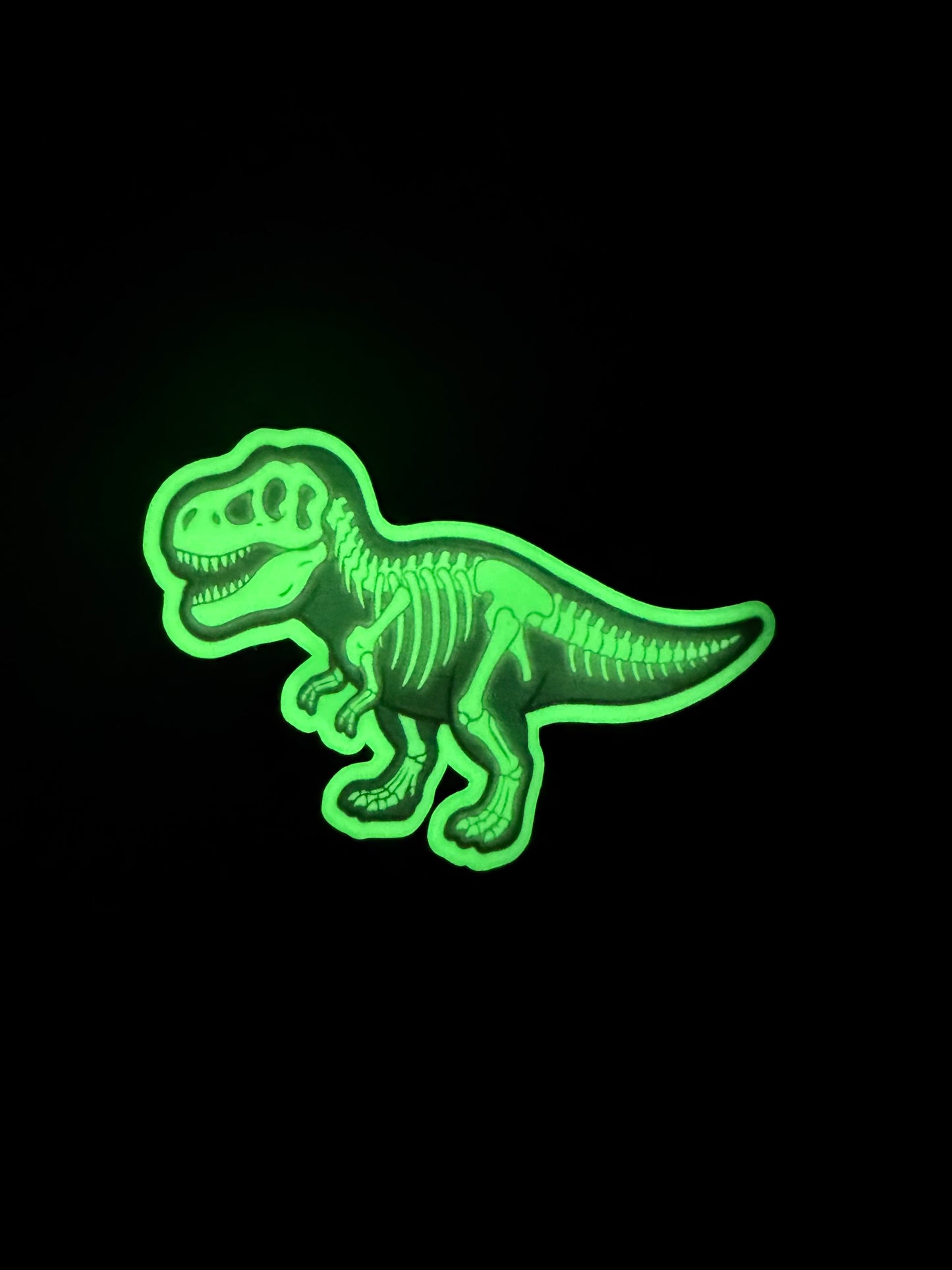 Rad Rex Glow-in-the-Dark Skeleton Dinosaur Sticker