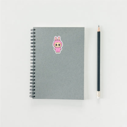 Pink Labubu Sticker | New Colors | Labubu Sticker | Art Toy Vinyl Decal|Waterproof Sticker|Laptop Sticker|Phone Sticker|Water Bottle Sticker