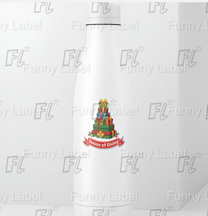 Season of Giving! Sticker | Stack of Christmas Presents Decal | Holiday Gift Box Vinyl