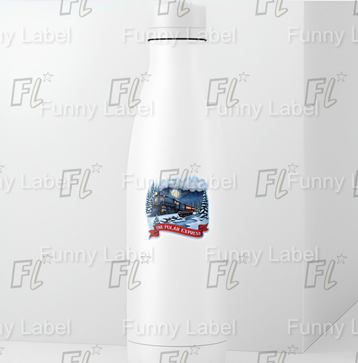 Polar Express Sticker – Magical Christmas Train Label for Gifts & Crafts