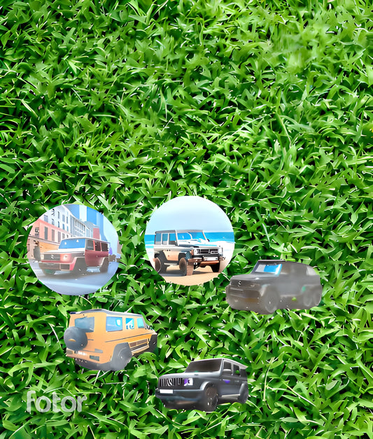 G Wagon Sticker Set | Mercedes Benz G Class Decals | Off Road Luxury SUV Art | G Wagon Lover Vinyl | Car Enthusiast Gift | Automotive Laptop