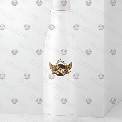 Melody Maker Vinyl Record Sticker | Retro Music Lover Decal | Winged LP Art | Musician DJ Gift | Studio Producer Vinyl | Rock & Roll Emblem