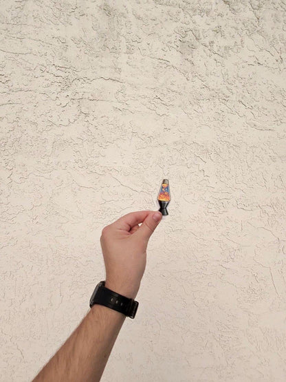 Transparent Lava Lamp Sticker | Psychedelic Retro Decal | Clear Vinyl Groovy Art | 80s 90s Nostalgia | Liquid Motion Lamp Gift | Hippie Vibe