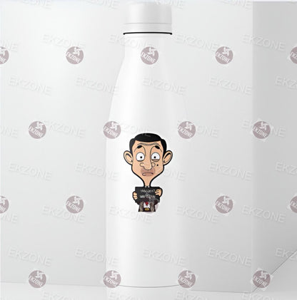 Mr. Bean Mugshot Sticker | Funny Jail Art | Classic British Humor Decal | TV Show Fan Vinyl | Comedic Laptop