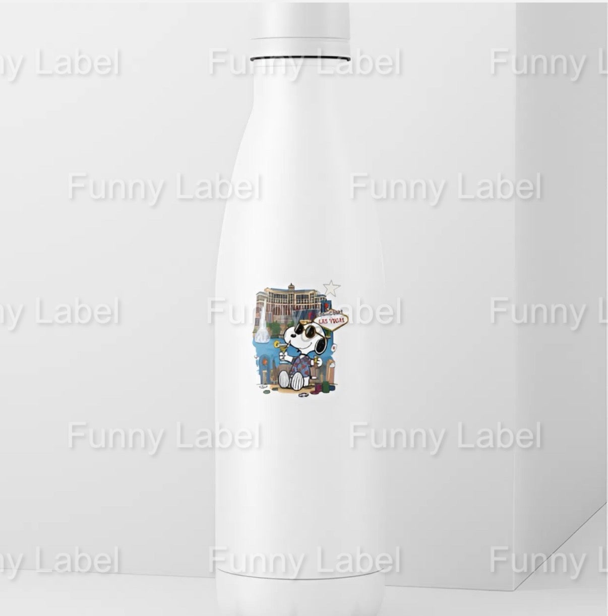 Snoopy Las Vegas Sticker | Peanuts Casino Trip Decal | Welcome to Vegas Art | Travel Souvenir Vinyl | Poker Gambling Gift | Iconic Pop Culture