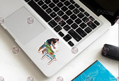 Post Malone Beer Pong Sticker | Funny Party Decal | Cowboy Posty Art | Post Malone Pop Star Vinyl | Drinking Game Gift | Music Lover Merch