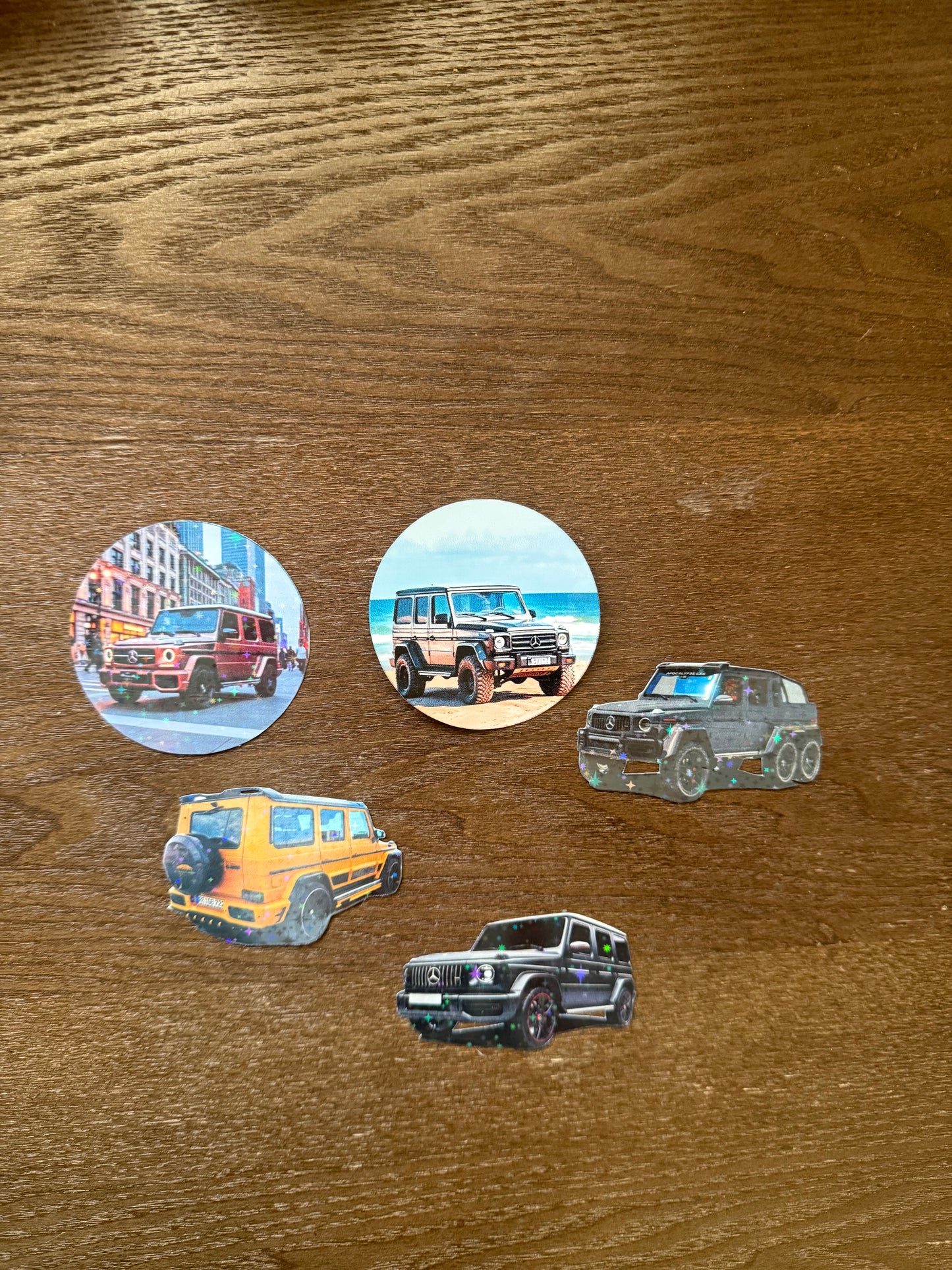 G Wagon Sticker Set | Mercedes Benz G Class Decals | Off Road Luxury SUV Art | G Wagon Lover Vinyl | Car Enthusiast Gift | Automotive Laptop