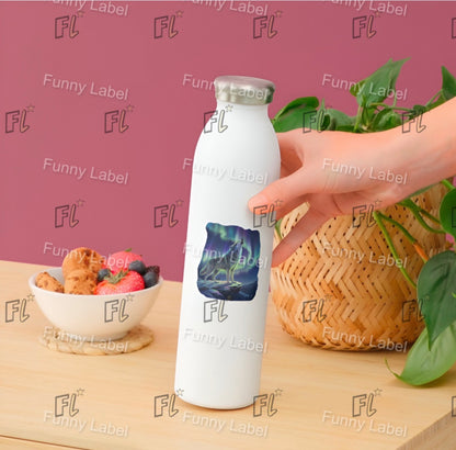 Northern Lights Glow-in-the-Dark Wolf Sticker