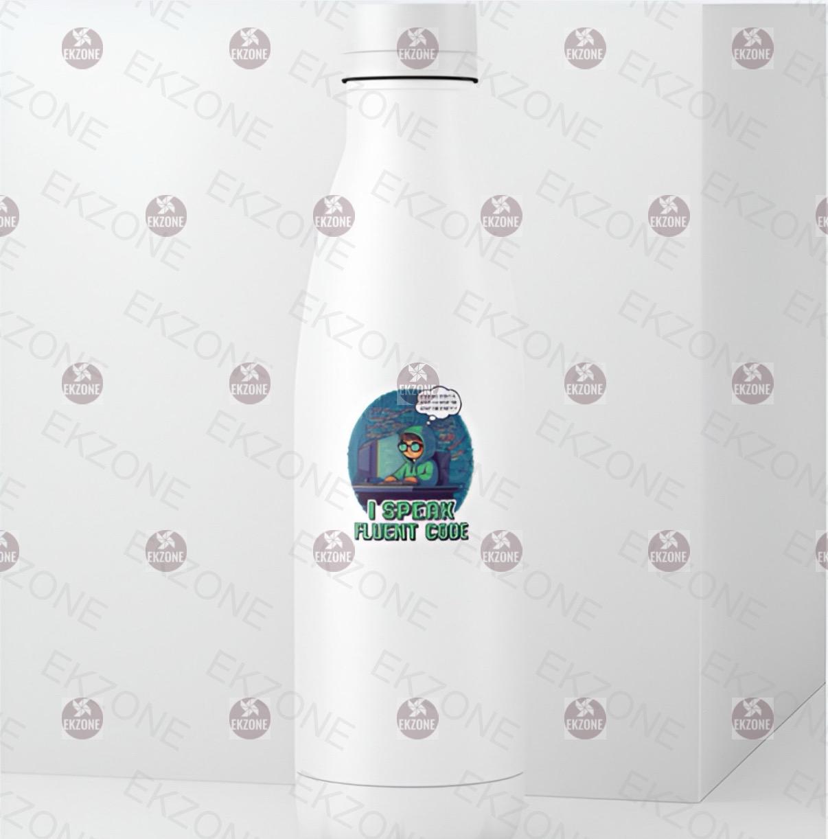 I Speak Fluent Code Sticker | Programmer Decal | Funny Coding Humor Art | Developer Gift | Computer Science Vinyl | Tech Geek Laptop Sticker