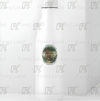 The Mobile Bookshop Sticker - Fantasy Van Life Edition