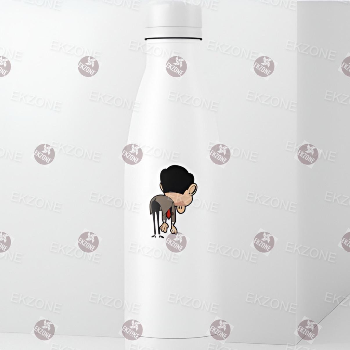 Funny Mr. Bean Sticker | Awkward Pose Decal | Classic British Humor Art | Nostalgic TV Show Gift | Comedic Laptop Sticker