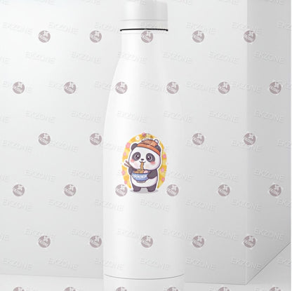 Cute Panda Eating Ramen Sticker | Kawaii Noodle Bowl Decal | Cozy Foodie Art | Panda Lover Vinyl | Anime Aesthetic Laptop | Asian Food Gift