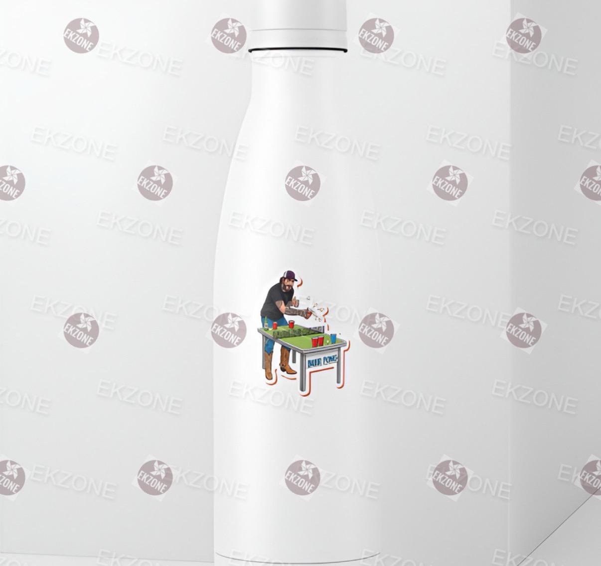 Post Malone Beer Pong Sticker | Funny Party Decal | Cowboy Posty Art | Post Malone Pop Star Vinyl | Drinking Game Gift | Music Lover Merch