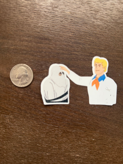 Scooby-Doo Sticker Pack | Mystery Machine & Gang Vinyl Decals | Waterproof Stickers for Laptop, Water Bottle | Classic 90s Cartoon | Scooby