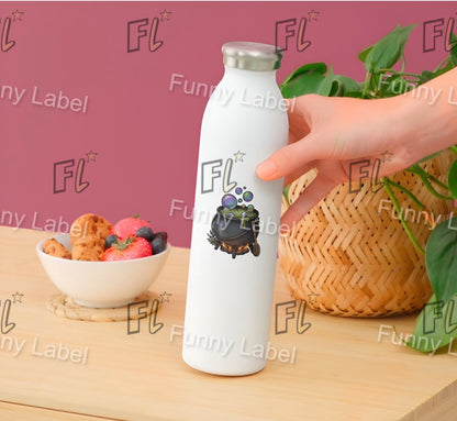 Bubbling Brew Glow-in-the-Dark Witch's Cauldron Sticker