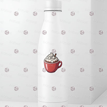 Hot Chocolate Sticker | Cozy Winter Drink Decal | Marshmallow Cocoa Art | Festive Holiday Vinyl | Hot Cocoa Lover Gift | Christmas Mug