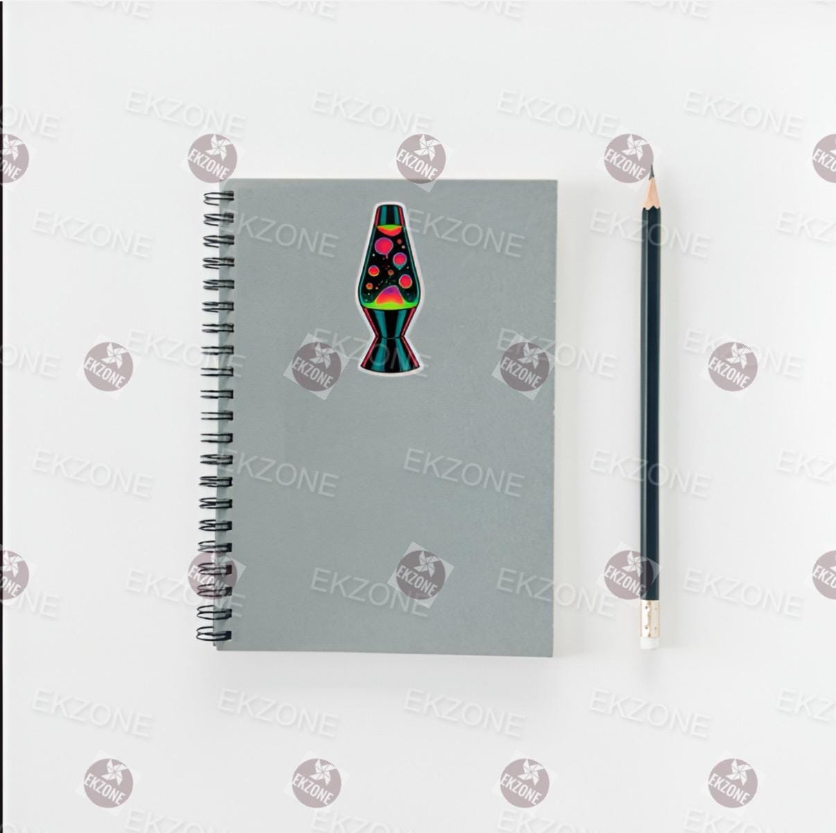 Transparent Lava Lamp Sticker | Psychedelic Retro Decal | Clear Vinyl Groovy Art | 90s Nostalgia | Liquid Motion Lamp Gift | Hippie Vibes