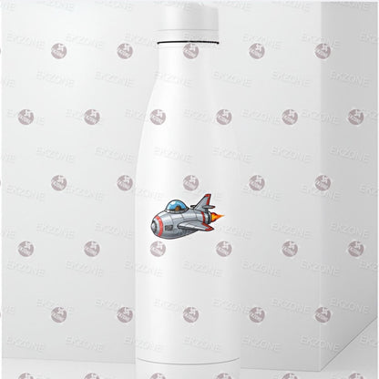 Retro Rocket Ship Sticker | Vintage Sci Fi Decal | Space Adventure Art | Classic Cartoon Spaceship Vinyl | Astronaut Gift | Nostalgic Laptop