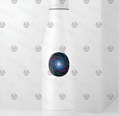 Glow in the Dark Galaxy Sticker | Psychedelic Space Decal | Celestial Cosmos Art | Luminous Star Vinyl | UV Reactive Universe Gift | Magical