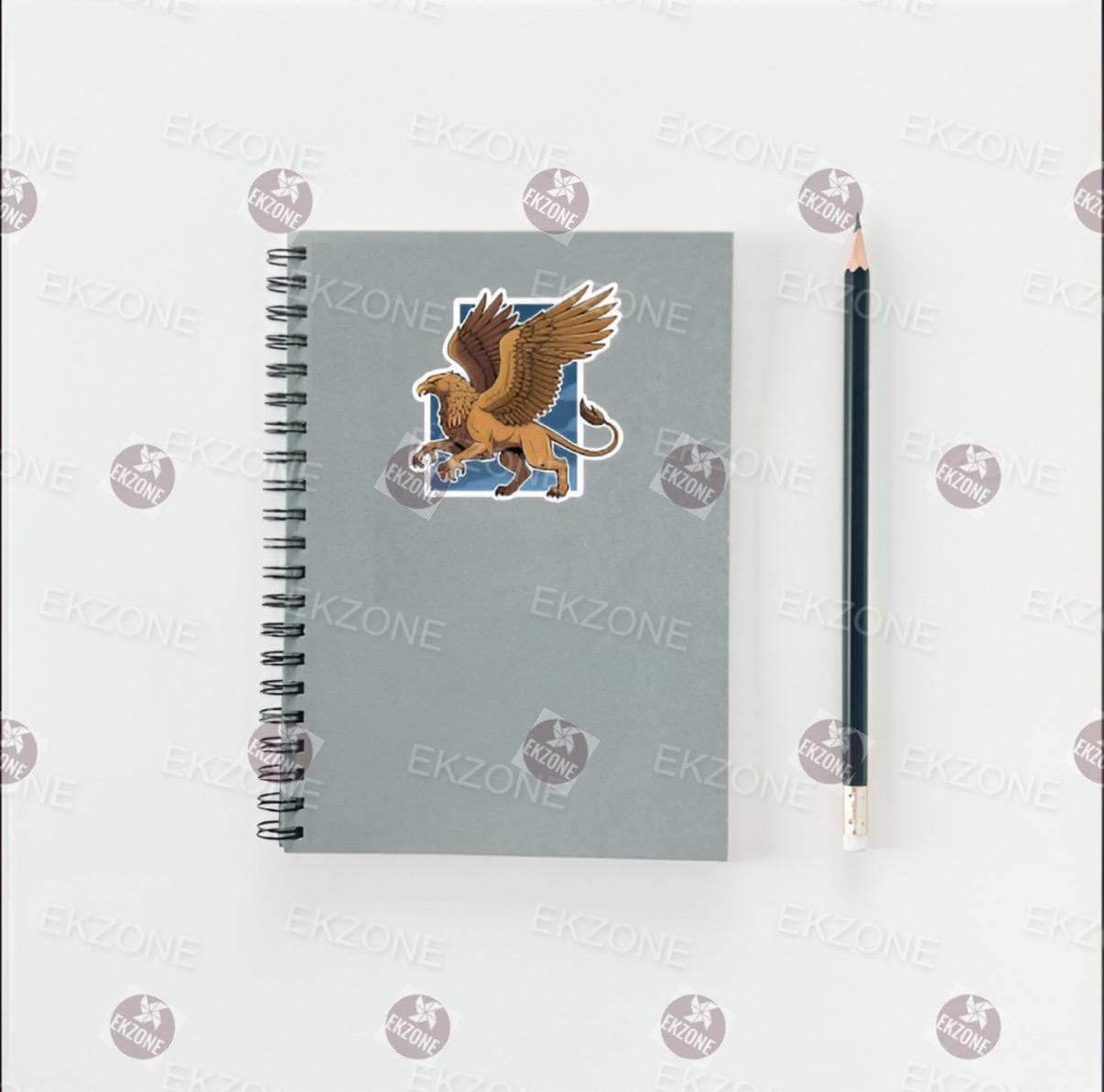 Griffin Mythical Creature Sticker | Fantasy Gryphon Decal | Winged Lion Eagle Art | D&D RPG Vinyl | Adventure Animal Gift | Legendary Beast